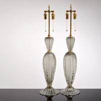 Pair of Alberto Dona Lamps, Murano - Sold for $2,125 on 05-15-2021 (Lot 177).jpg